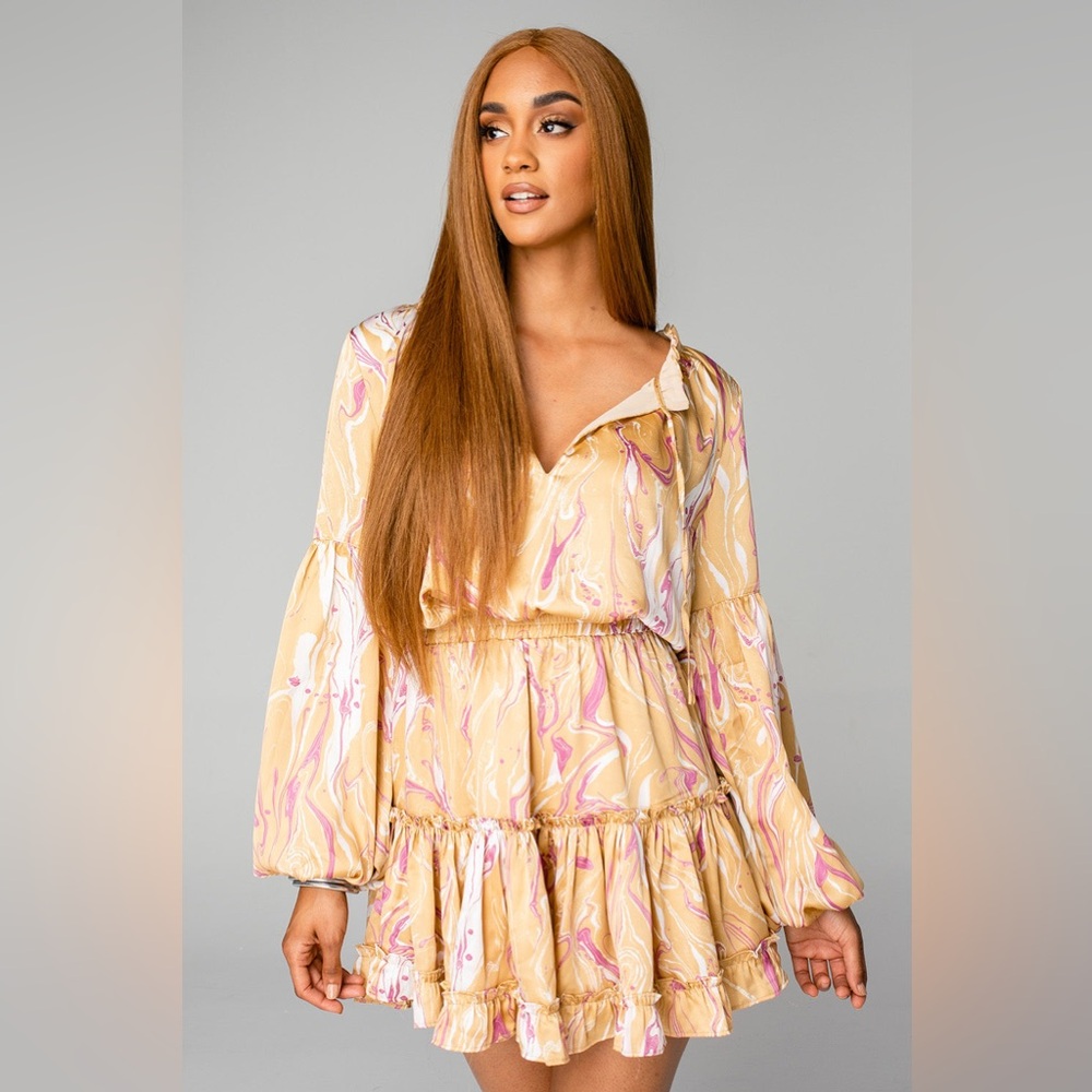 Buddy Love Elastic Waist Venus Mini Dress